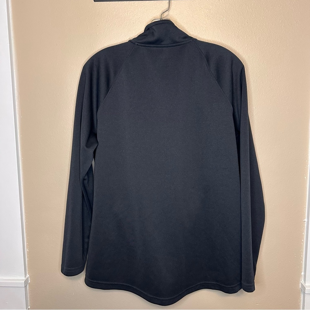 Avia Black Quilted 1/2 Zip Pullover Sweatshirt Size XL - Picture 5 of 5